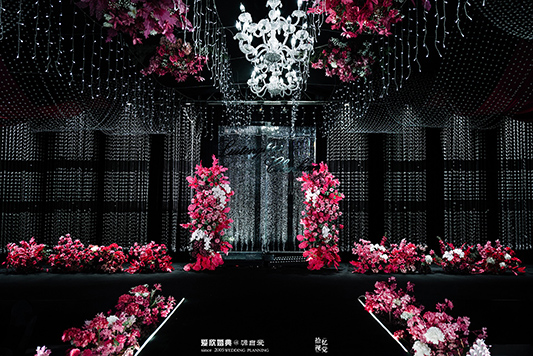 肯尼亚玫红水晶婚礼